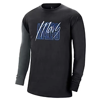 Nike Dallas Mavericks Courtside Versus Flight MAX90 Long Sleeve T-Shirt