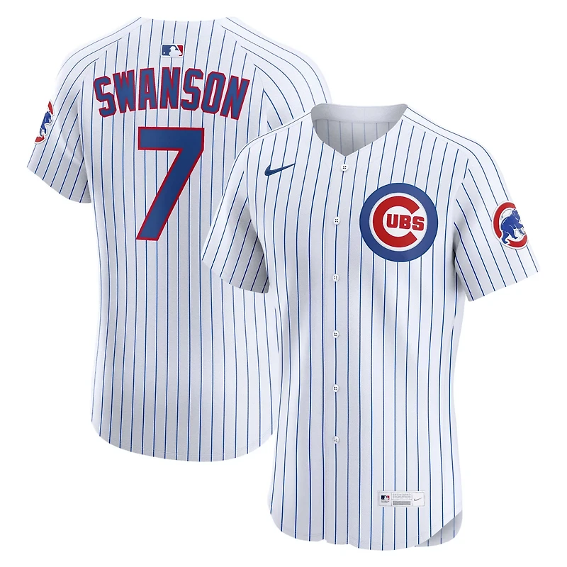 Nike Dansby Swanson Chicago Cubs Home Elite Jersey