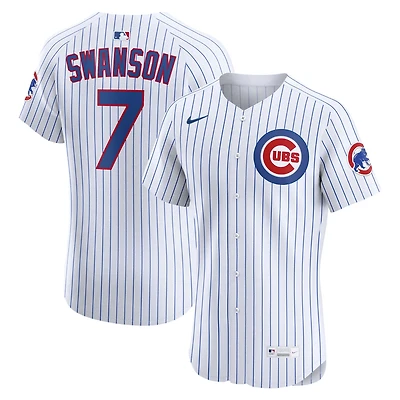 Nike Dansby Swanson Chicago Cubs Home Elite Jersey