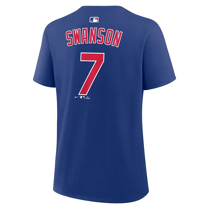 Nike Dansby Swanson Chicago Cubs Name Number T-Shirt