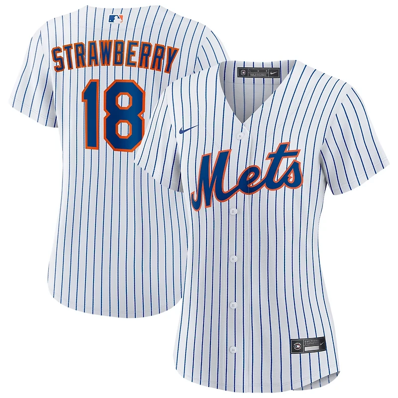 Nike Darryl Strawberry New York Mets Home Replica Player Jersey