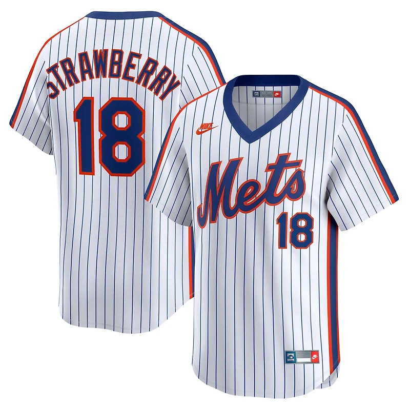 Nike Darryl Strawberry New York Mets Throwback Cooperstown Collection Limited Jersey