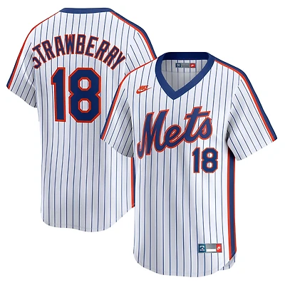 Nike Darryl Strawberry New York Mets Throwback Cooperstown Collection Limited Jersey