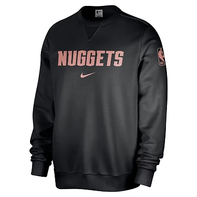 Nike Denver Nuggets Courtside Standard Issue Performance Pullover Sweatshirt