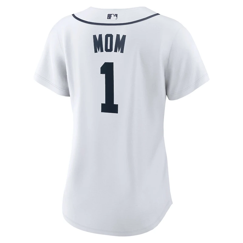 Nike Detroit Tigers 1 Mom Home Replica Jersey