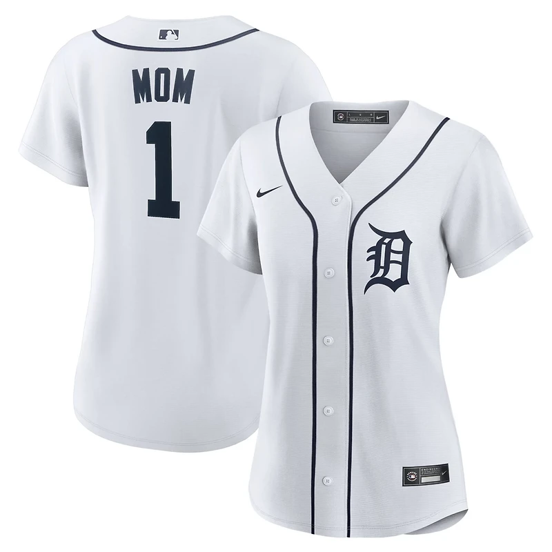 Nike Detroit Tigers 1 Mom Home Replica Jersey