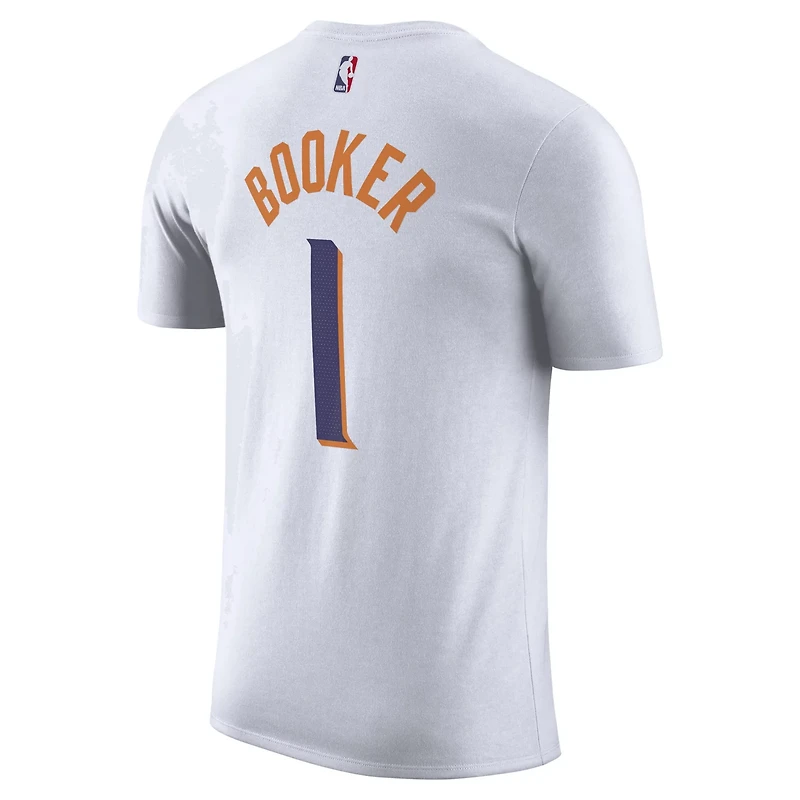 Nike Devin Booker Phoenix Suns 2023 24 Association Name  Number T-Shirt