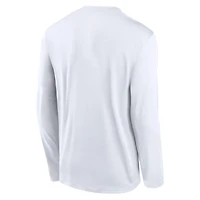 Nike Duke Blue Devils 2025 Courtside Basketball Shootaround Legend Dri-FIT Long Sleeve T-Shirt