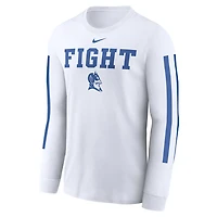 Nike Duke Blue Devils Local Spirit Slogan Long Sleeve T-Shirt
