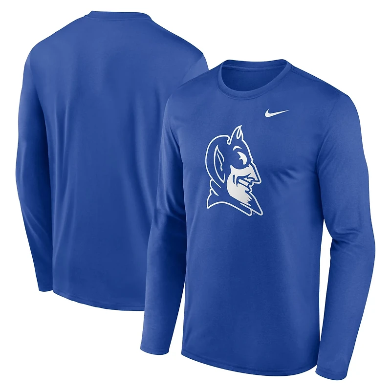 Nike Duke Blue Devils Primetime Alternate Logo Legend Long Sleeve T-Shirt
