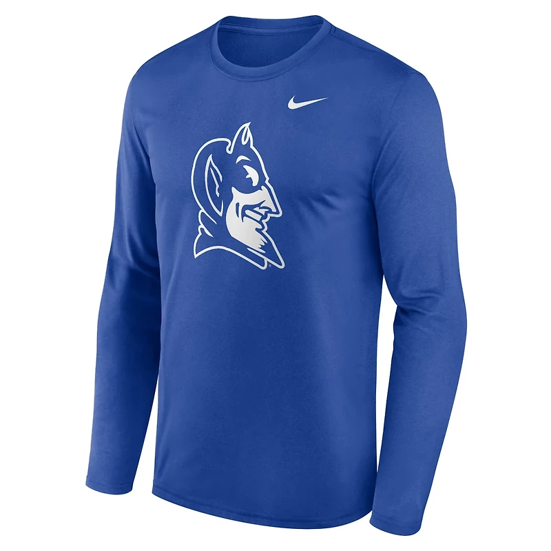 Nike Duke Blue Devils Primetime Alternate Logo Legend Long Sleeve T-Shirt
