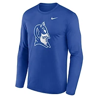 Nike Duke Blue Devils Primetime Alternate Logo Legend Long Sleeve T-Shirt