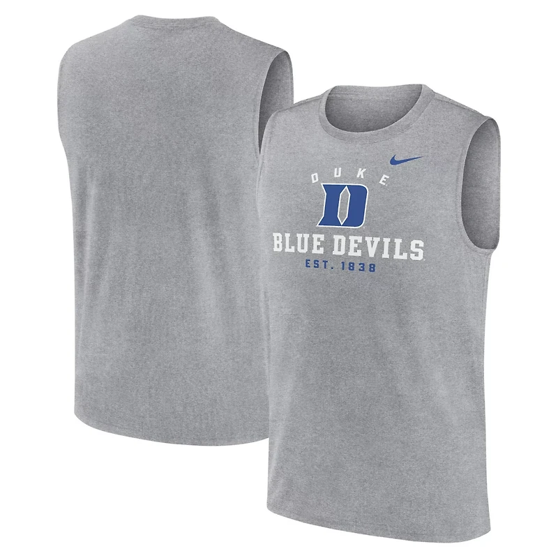 Nike Duke Blue Devils Primetime Legend Mascot Lock Up Performance Muscle Tank Top