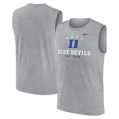 Nike Duke Blue Devils Primetime Legend Mascot Lock Up Performance Muscle Tank Top