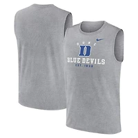 Nike Duke Blue Devils Primetime Legend Mascot Lock Up Performance Muscle Tank Top
