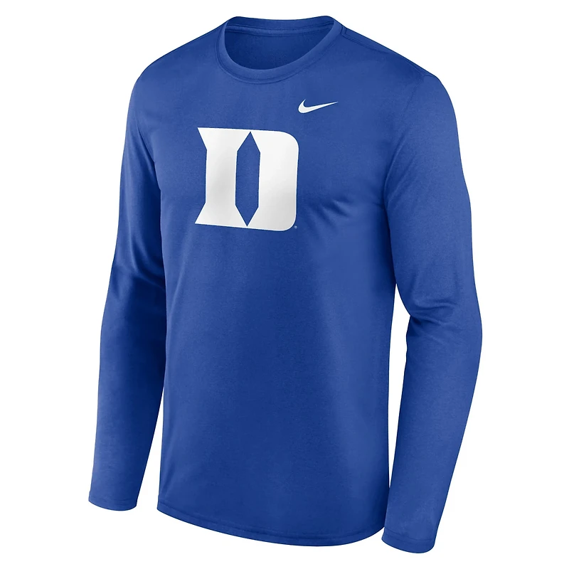 Nike Duke Blue Devils Primetime Primary Legend Long Sleeve T-Shirt