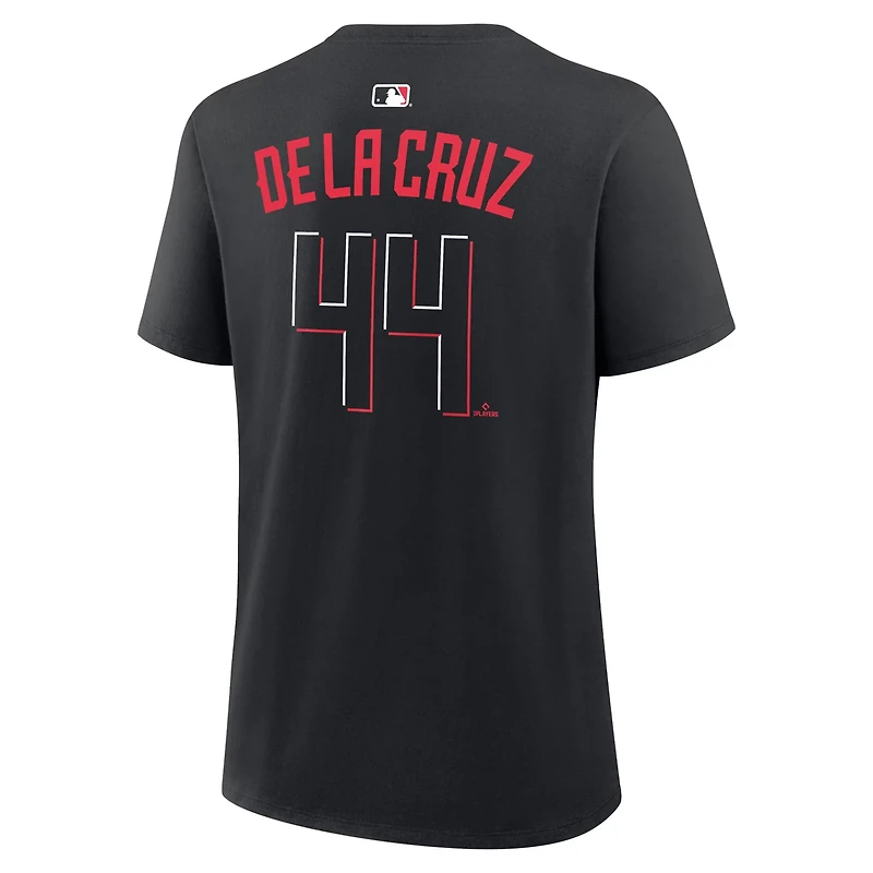 Nike Elly De La Cruz Cincinnati Reds Name Number T-Shirt