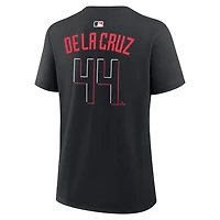 Nike Elly De La Cruz Cincinnati Reds Name  Number T-Shirt