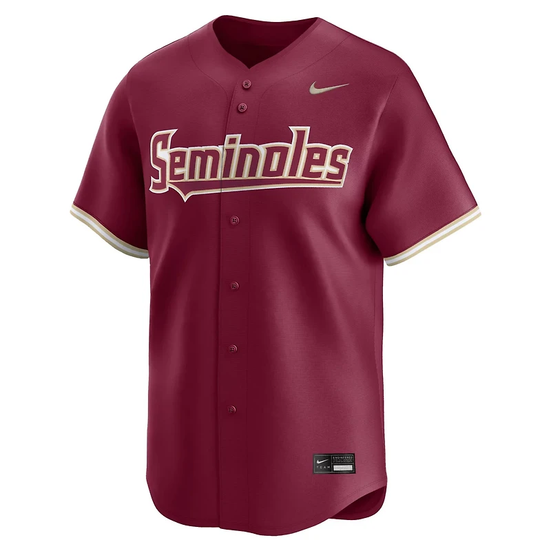 Nike Florida State Seminoles College Limited Baseball Jersey