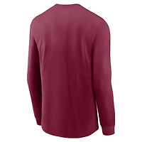 Nike Florida State Seminoles Essential Baseball Arch Long Sleeve T-Shirt