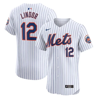 Nike Francisco Lindor New York Mets Home Elite Jersey