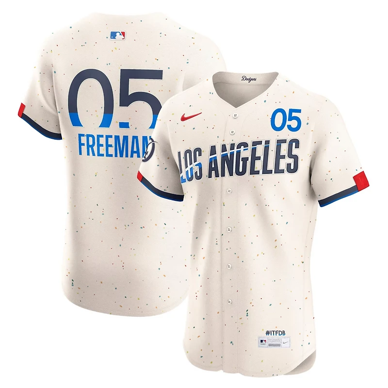 Nike Freddie Freeman Los Angeles Dodgers City Connect Elite Jersey