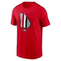 Nike Georgia Bulldogs Campus State Shape T-Shirt