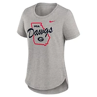 Nike Georgia Bulldogs Local Campus Location Mantra Tri-Blend T-Shirt