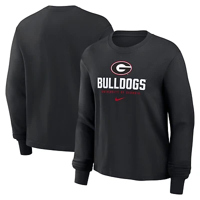 Nike Georgia Bulldogs Primetime University Boxy Long Sleeve T-Shirt