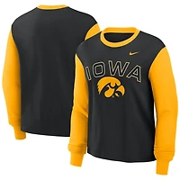 Nike Gold Iowa Hawkeyes Boxy Long Sleeve T-Shirt