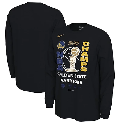 Nike Golden State Warriors 2022 NBA Finals Champions Locker Room Long Sleeve T-Shirt