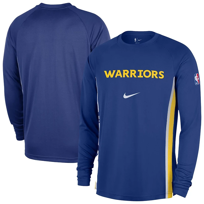 Nike Golden State Warriors 2025 26 Authentic Pre-Game Legend Dri-FIT Long Sleeve Shooting Shirt