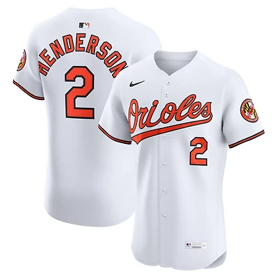 Nike Gunnar Henderson Baltimore Orioles Home Elite Jersey