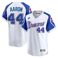 Nike Hank Aaron Atlanta Braves Throwback Cooperstown Collection Limited Jersey