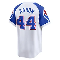 Nike Hank Aaron Atlanta Braves Throwback Cooperstown Limited Jersey