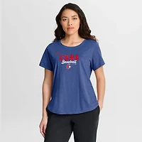 Nike Heather Cuba Baseball 2026 World Classic Arched Tri-Blend T-Shirt