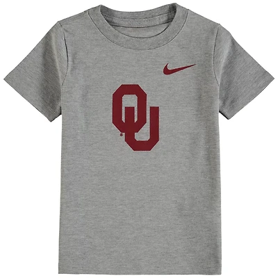 Nike Heathered Gray Oklahoma Sooners Logo T-Shirt