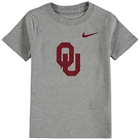 Nike Heathered Gray Oklahoma Sooners Logo T-Shirt