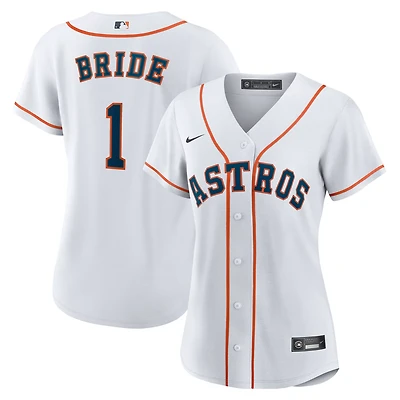 Nike Houston Astros 1 Bride Home Replica Jersey