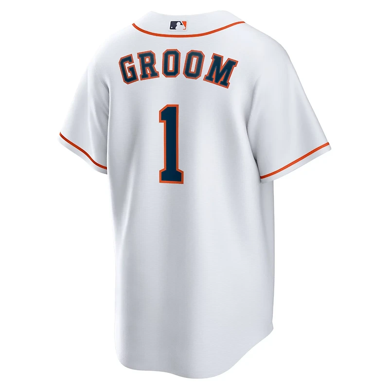 Nike Houston Astros 1 Groom Home Replica Jersey