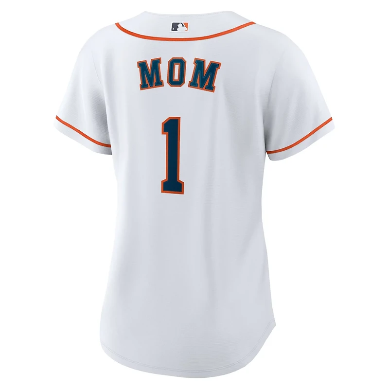 Nike Houston Astros 1 Mom Home Replica Jersey