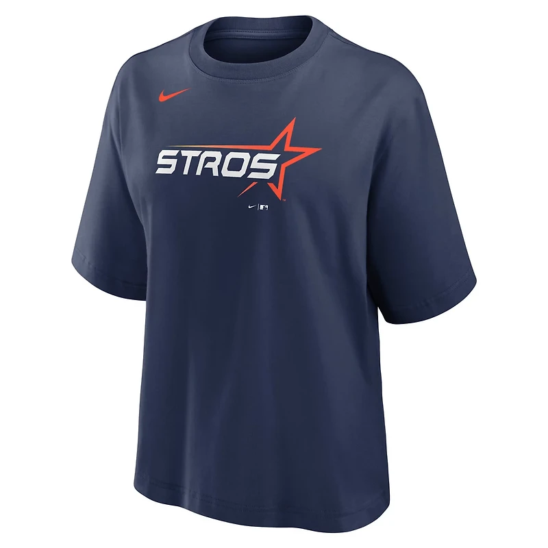 Nike Houston Astros 2025 City Connect Logo Boxy T-Shirt