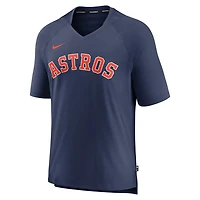 Nike Houston Astros Authentic Collection Pregame Raglan Performance V-Neck T-Shirt