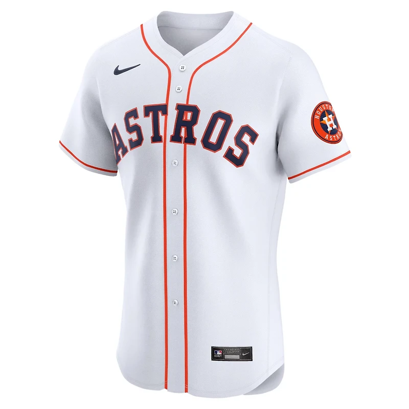 Nike Houston Astros Home Vapor Premier Elite Patch Jersey