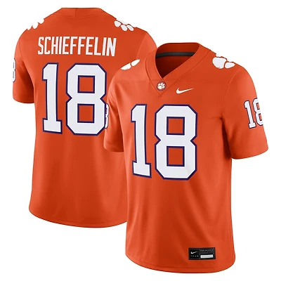 Nike Ian Schieffelin Clemson Tigers NIL Football Game Jersey