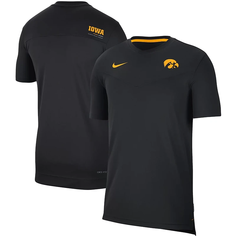 Nike Iowa Hawkeyes 2022 Coaches UV Performance T-Shirt
