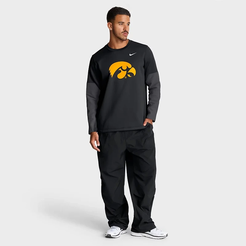 Nike Iowa Hawkeyes 2025 Sideline Coach Therma-FIT Long Sleeve T-Shirt