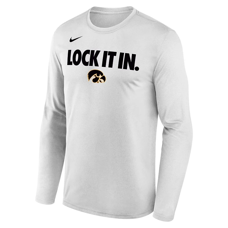 Nike Iowa Hawkeyes 2026 On-Court Bench Long Sleeve T-Shirt