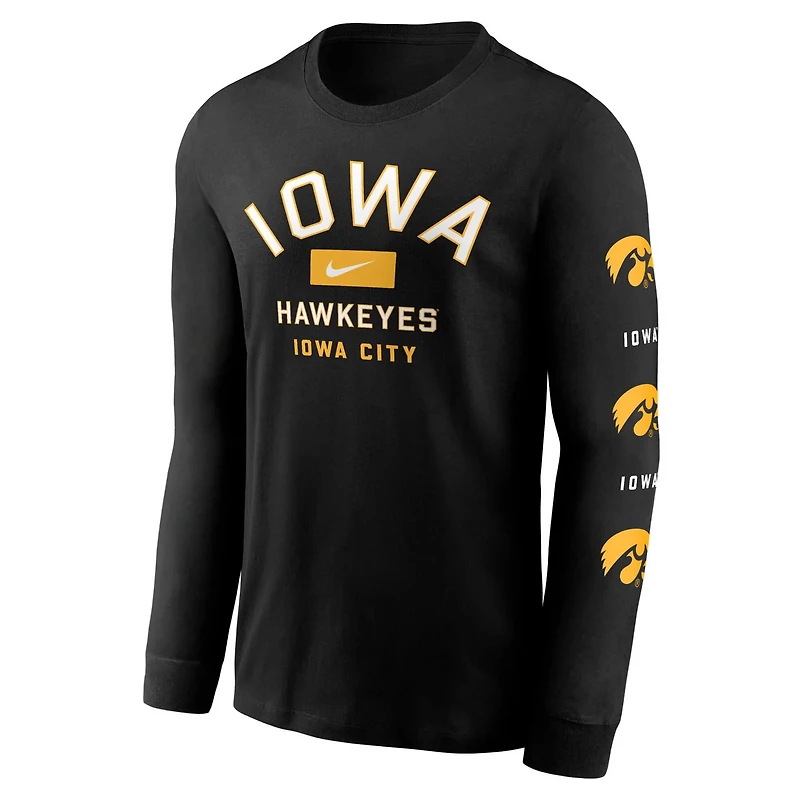 Nike Iowa Hawkeyes Classic Location Long Sleeve T-Shirt