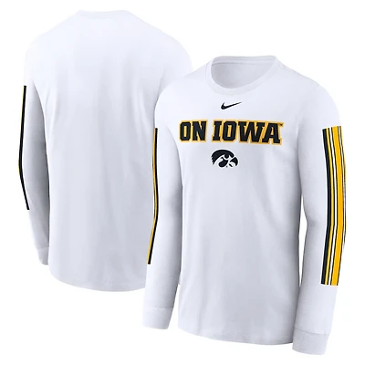 Nike Iowa Hawkeyes Local Spirit Slogan Long Sleeve T-Shirt